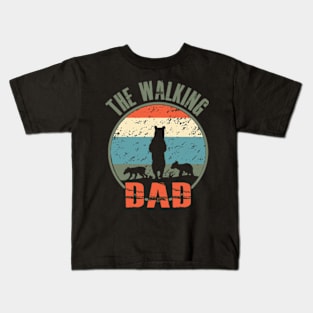 Father Father's Day The walking Dad Bear Kids T-Shirt